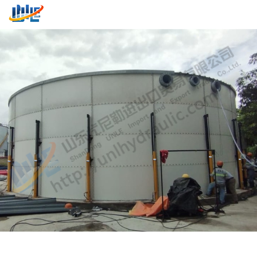 Conjunto completo de elevación hidráulica de tanques