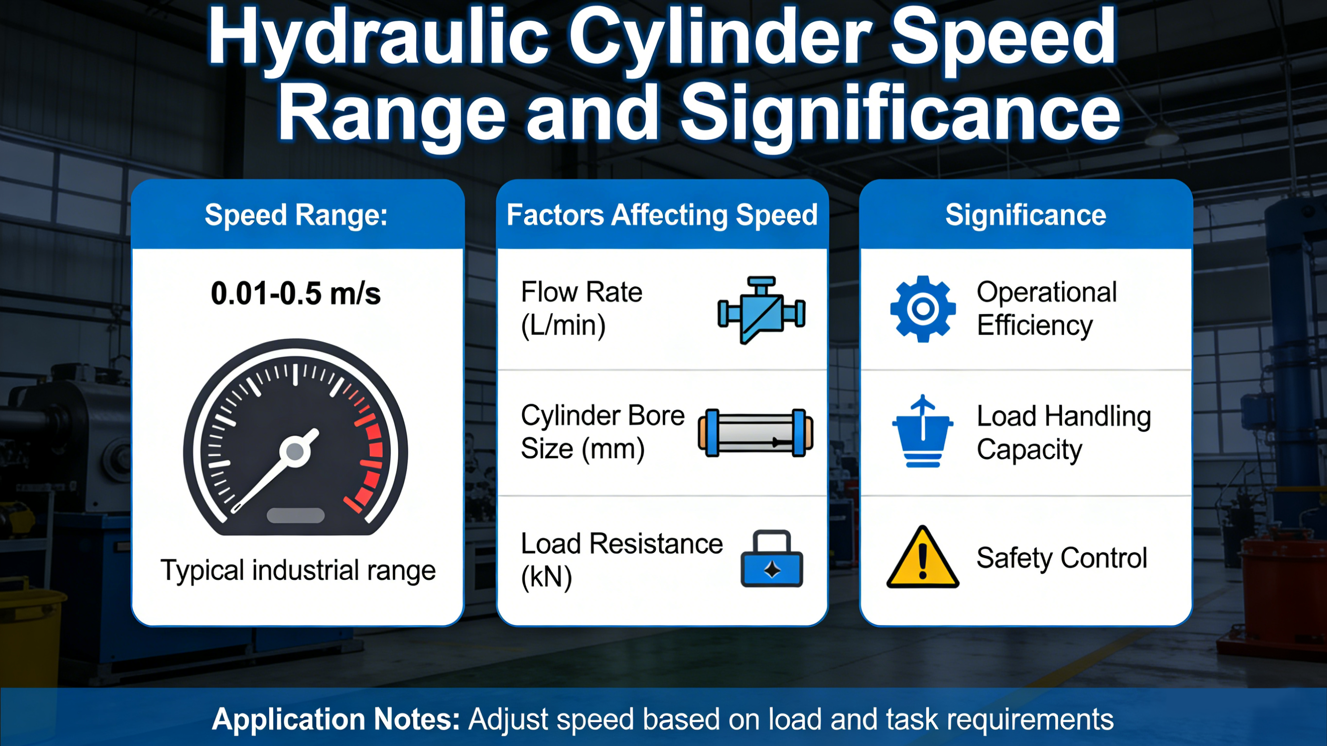 Let's Examine The Speed Range of Hydraulic Cylinders And Its Significance