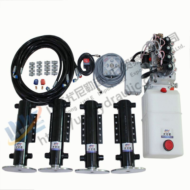 Sistema de nivelación automática hidráulica para caravana / rv / camper