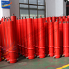 Fábrica fabricante de 100 toneladas de pisthidráulico de cilindro telescópico para camión de volquete