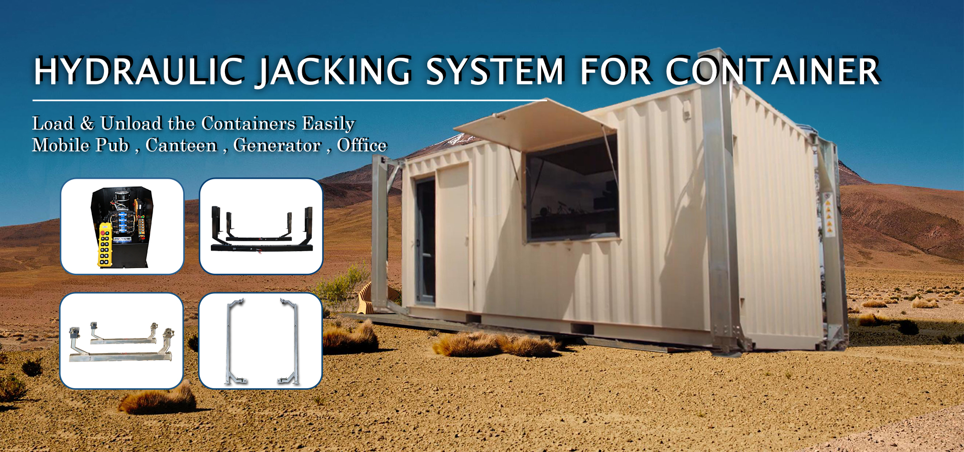 Hydraulic lifting system for container -- UNLE Hydraulic